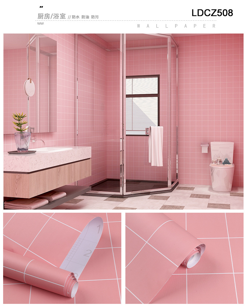 Xuanmei Nordic bedroom warm waterproof sticker net red decorative background wallpaper self adhesive