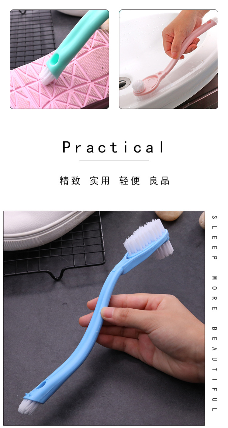 Long Handle White Shoes Shoe Brush Cleaner Shoe Brush Shoes Cleaning Brush Soft Brush Plastic