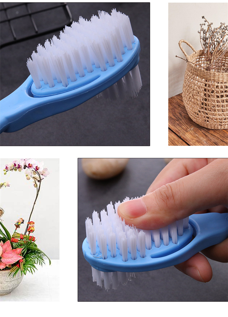 Long Handle White Shoes Shoe Brush Cleaner Shoe Brush Shoes Cleaning Brush Soft Brush Plastic