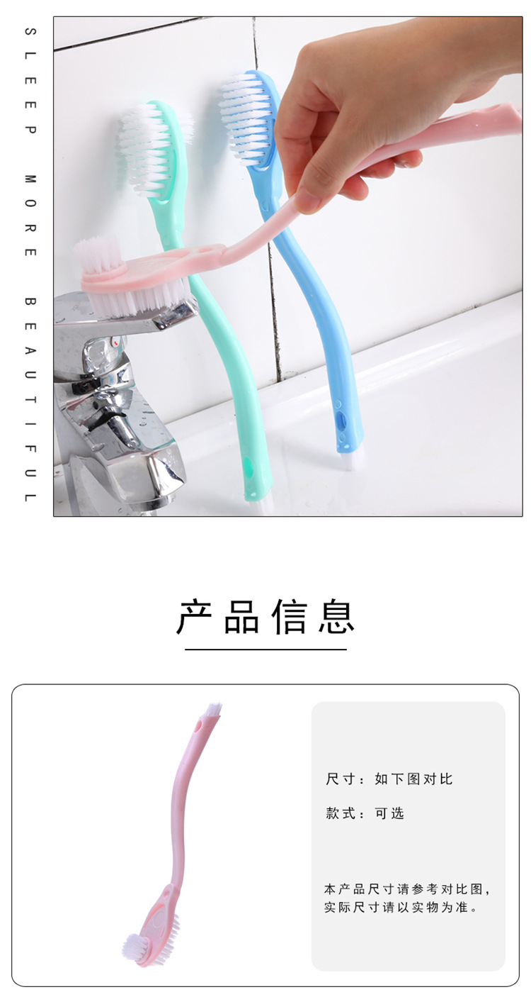 Long Handle White Shoes Shoe Brush Cleaner Shoe Brush Shoes Cleaning Brush Soft Brush Plastic