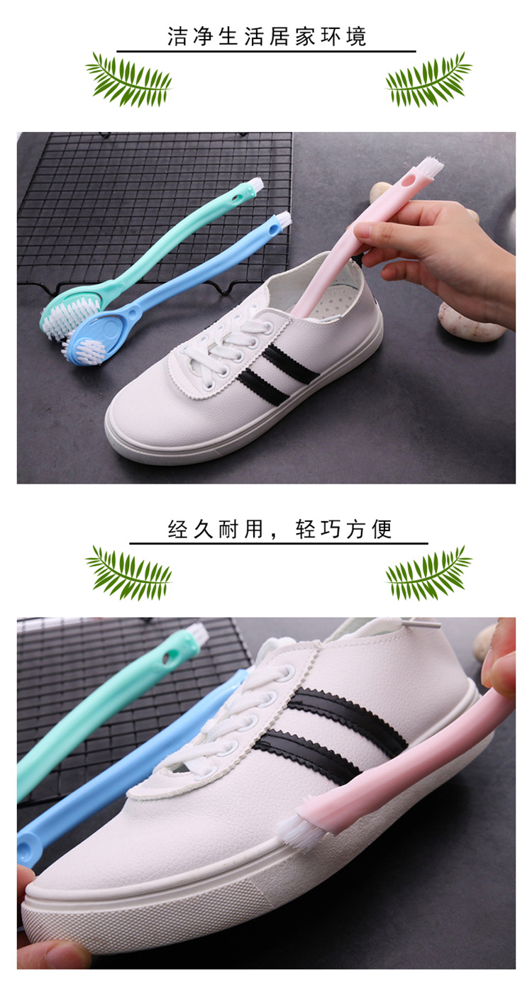 Long Handle White Shoes Shoe Brush Cleaner Shoe Brush Shoes Cleaning Brush Soft Brush Plastic