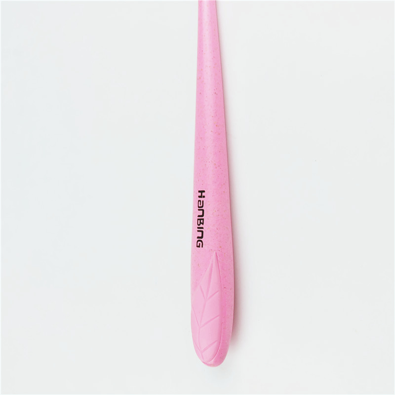 Han bing 383 imported brush silk wheat straw environmentally friendly green tea soft bristle toothbrush