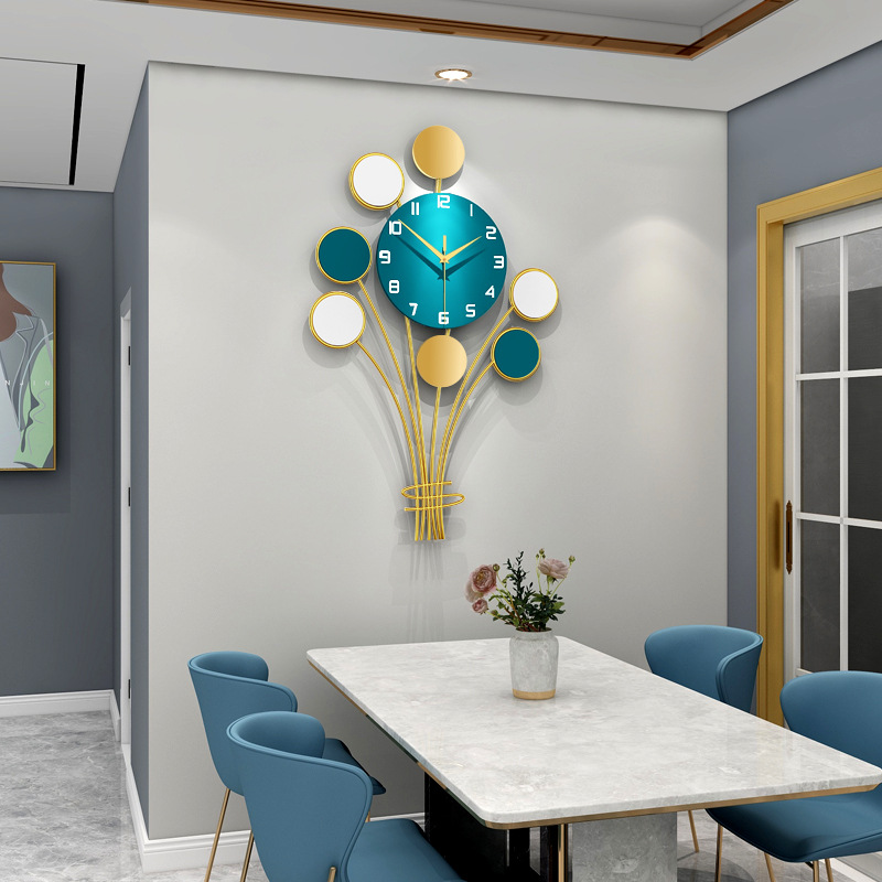 Light Luxury Clock Wall Clock Living Room Creative Home Decoration Pocket Watch Fashion Clocks