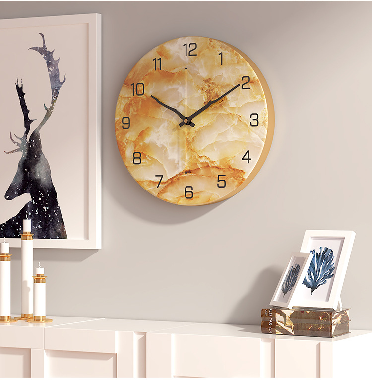 European Style Imitation Marbling Clock Amazon Hot Sale Clock Living Room Fashion Creative Clocks European Style Imitation Marbling Clock Amazon Hot Sale Clock Living Room Fashion Creative Clocks