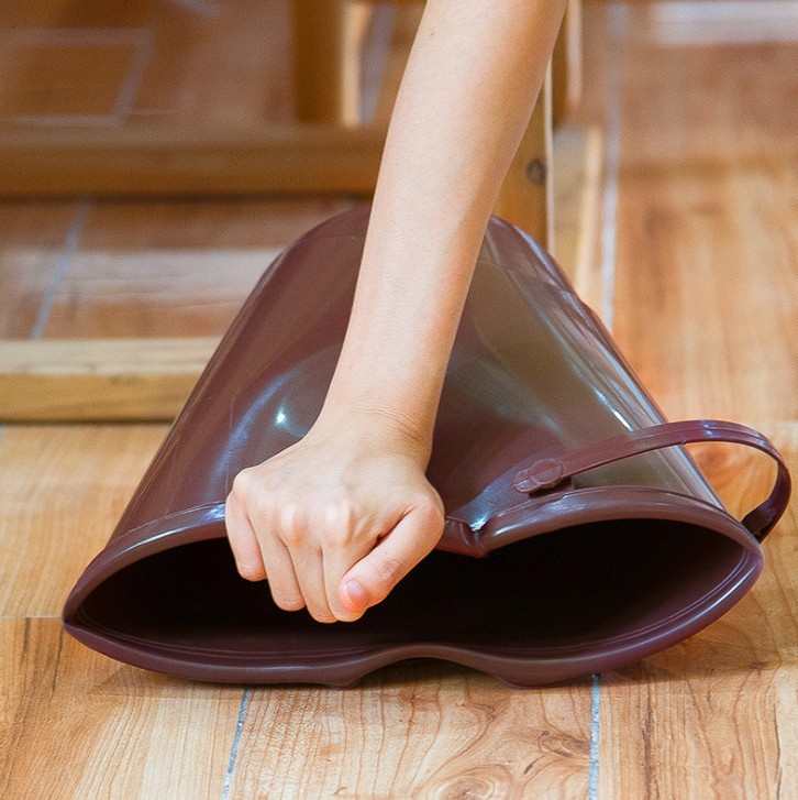 Set Tea Ceremony Utensil Trash Can Plastic Bucket Tea Dust Tea Bucket Thickened Sundries Drain Bucket Waste Water Bucket