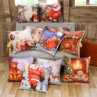 Pillow Amazon Home Ins Nordic Cut Flower Yarn-Dyed Woven Geometric Tassel Pillow Cover North America Cushion Cover