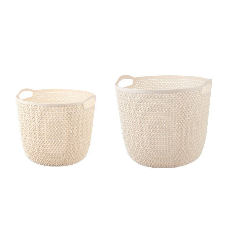 1300 round Horizontal Stripes Storage Basket Laundry Basket Storage Basket Plastic Products 1300 round Horizontal Stripes Storage Basket Laundry Basket Storage Basket Plastic Products