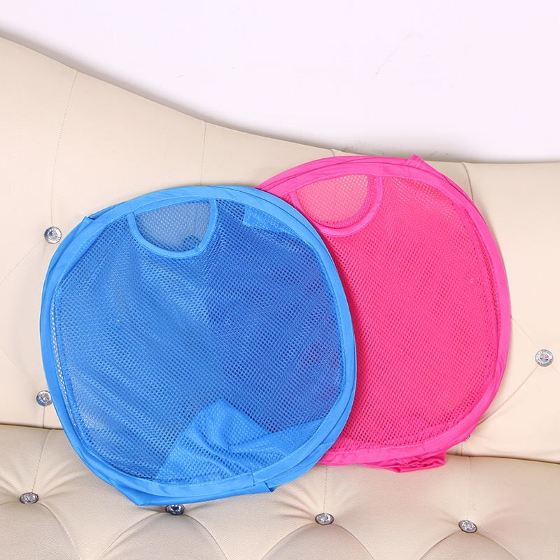 Factory Direct Portable Storage Basket Folding Storage Home Daily Grid Laundry Basket Dirty Laundry Storage Box