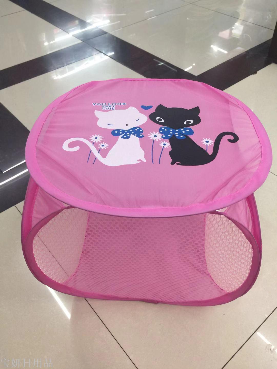 Laundry Basket Folding Laundry Basket Storage Mesh Bag Laundry Bag