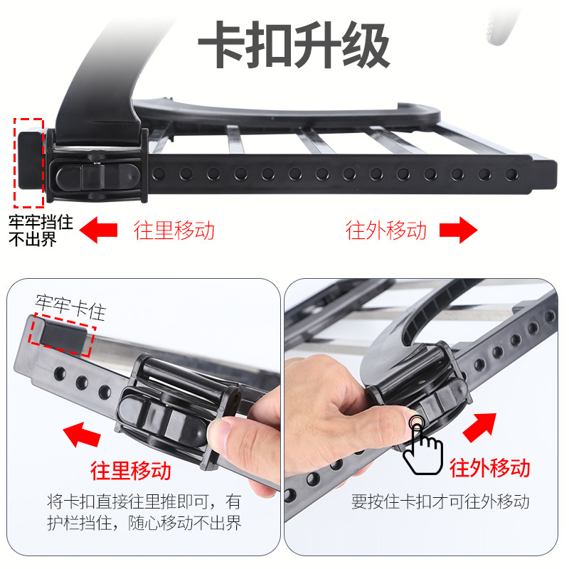 Multifunctional Window Sill Clothes Hanger Household Radiator Retractable Folding Drying Rack Balcony Shoe Rack