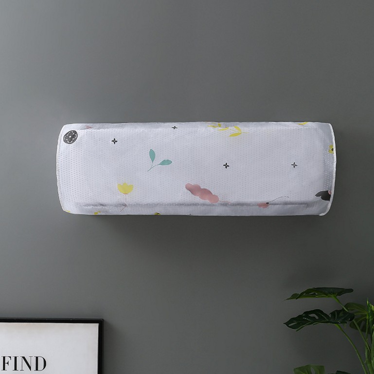 Wall-Mounted Air Conditioner Cover All-Inclusive Air Conditioning Dust Cover PEVA Printed Dustproof Cover