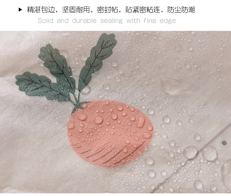 Wall-Mounted Air Conditioner Cover All-Inclusive Air Conditioning Dust Cover PEVA Printed Dustproof Cover