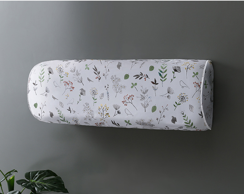Wall-Mounted Air Conditioner Cover All-Inclusive Air Conditioning Dust Cover PEVA Printed Dustproof Cover
