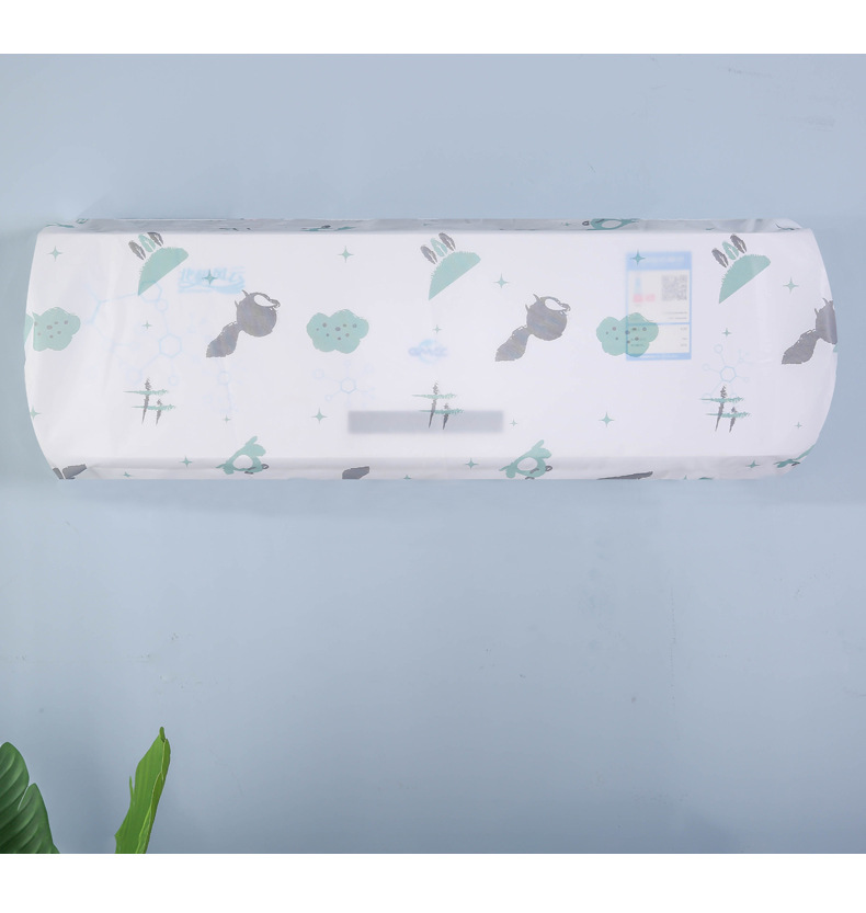 Cartoon Wind Washable AllInclusive Air Conditioner Cover Household Indoor Air Conditioner Cover Dust Cover Whole