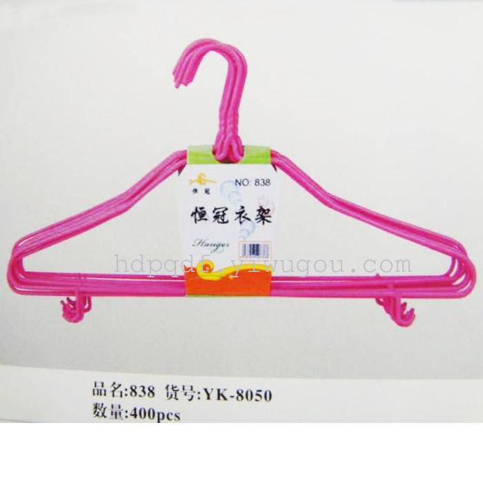 Wire PVC coat hang hanger hangers wholesale clothing for adult support Wire PVC coat hang hanger hangers wholesale clothing for adult support