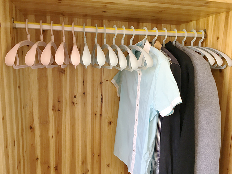 Coat Hanger Clothes Hanger Adult Clothes Hanger Bedroom Space-Saving Household Thick Clothes Hanger