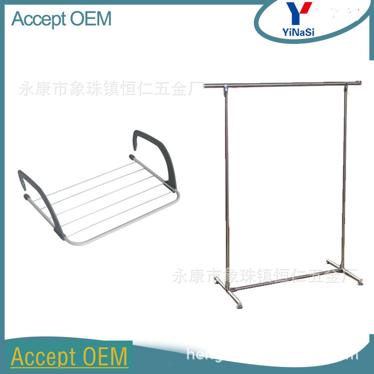 Clothes Hanger Floor Installation-Free Telescopic Coat Hanger Iron Pipe Plastic Spraying Three-Layer Towel Coat Hanger Clothes Hanger Floor Installation-Free Telescopic Coat Hanger Iron Pipe Plastic Spraying Three-Layer Towel Coat Hanger