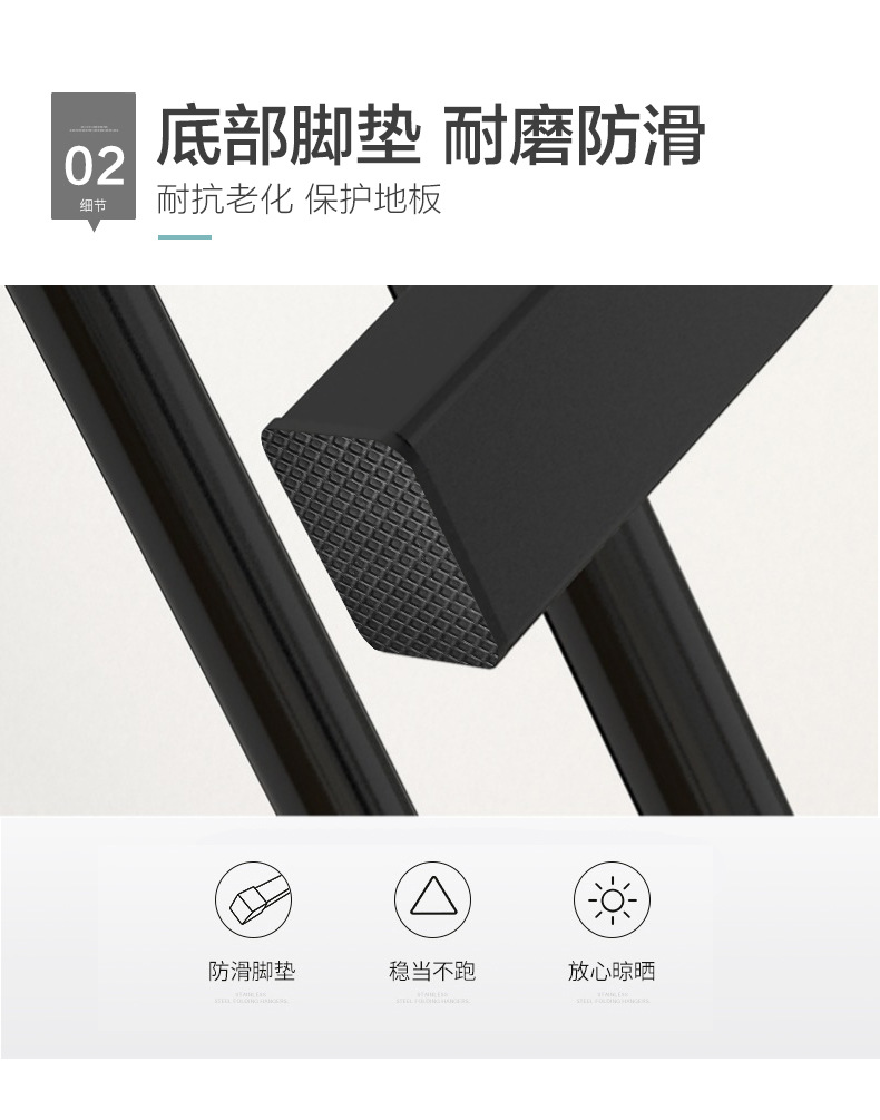 Hanger Floor Coat Rack Bedroom Drying Rack Simple Clothing Rod Folding Interior Balcony Clothes Hanger Clothes Rack Hanger Floor Coat Rack Bedroom Drying Rack Simple Clothing Rod Folding Interior Balcony Clothes Hanger Clothes Rack