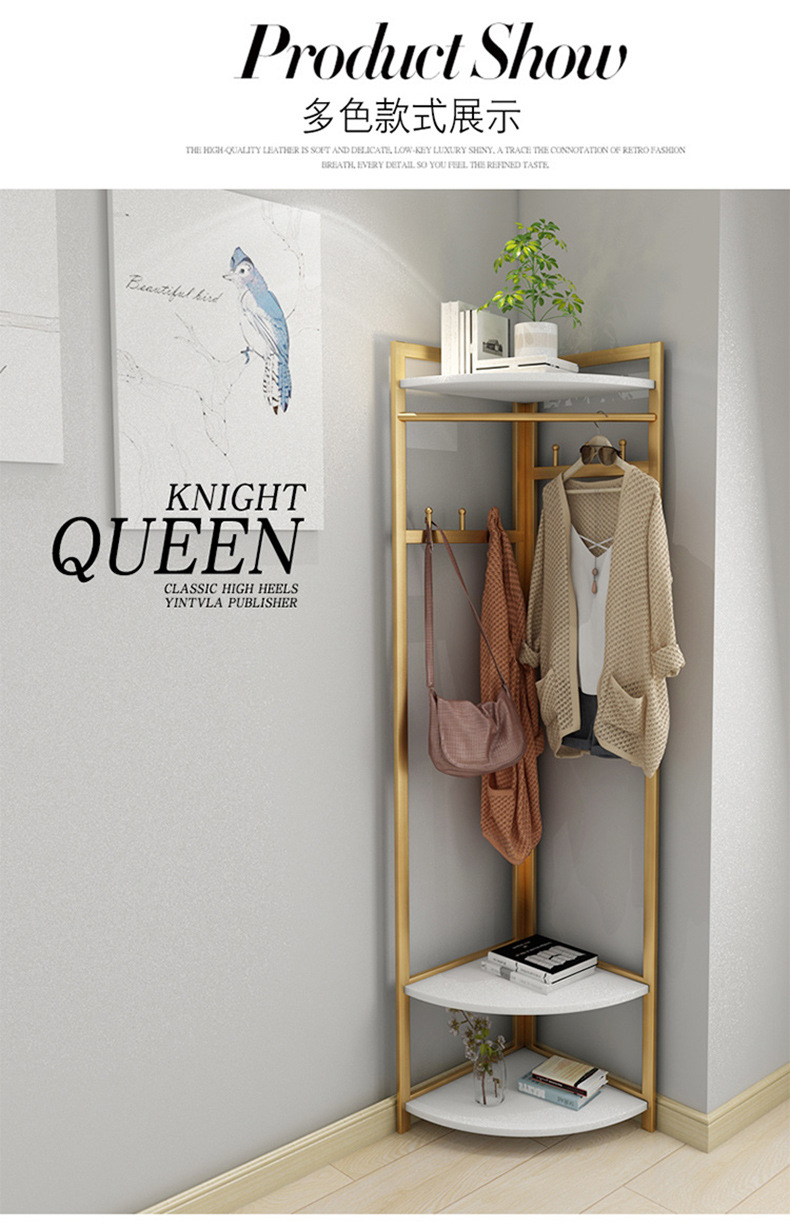 Nordic Iron Coat Rack Bedroom Floor Clothes Hanger Corner Clothes Rack Pannier Bag Simple Wooden Hanger Floor Nordic Iron Coat Rack Bedroom Floor Clothes Hanger Corner Clothes Rack Pannier Bag Simple Wooden Hanger Floor