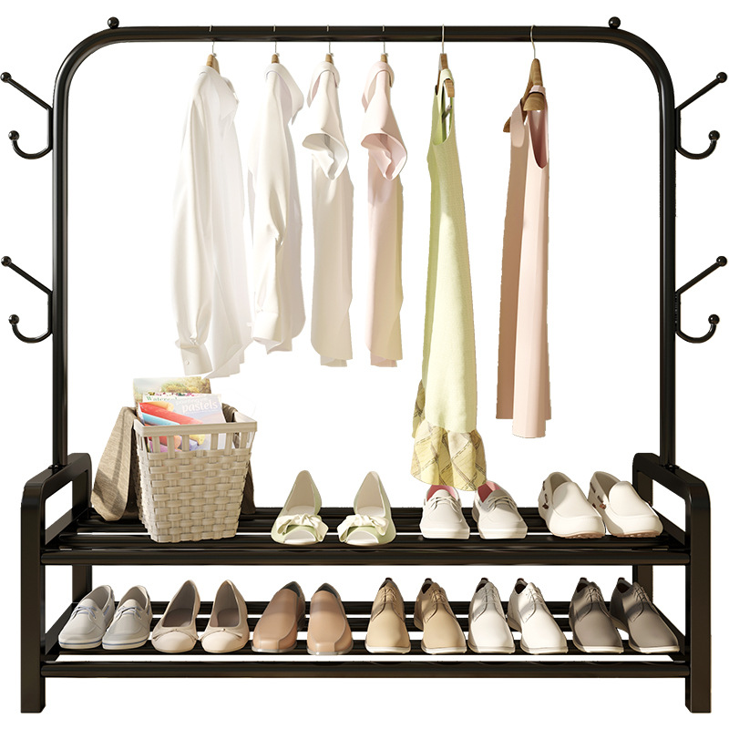 Clothes Hanger Clothes Rack Bedroom Drying Rack Simple Clothing Rod Folding Interior Dormitory Clothes Hanger Coat Rack