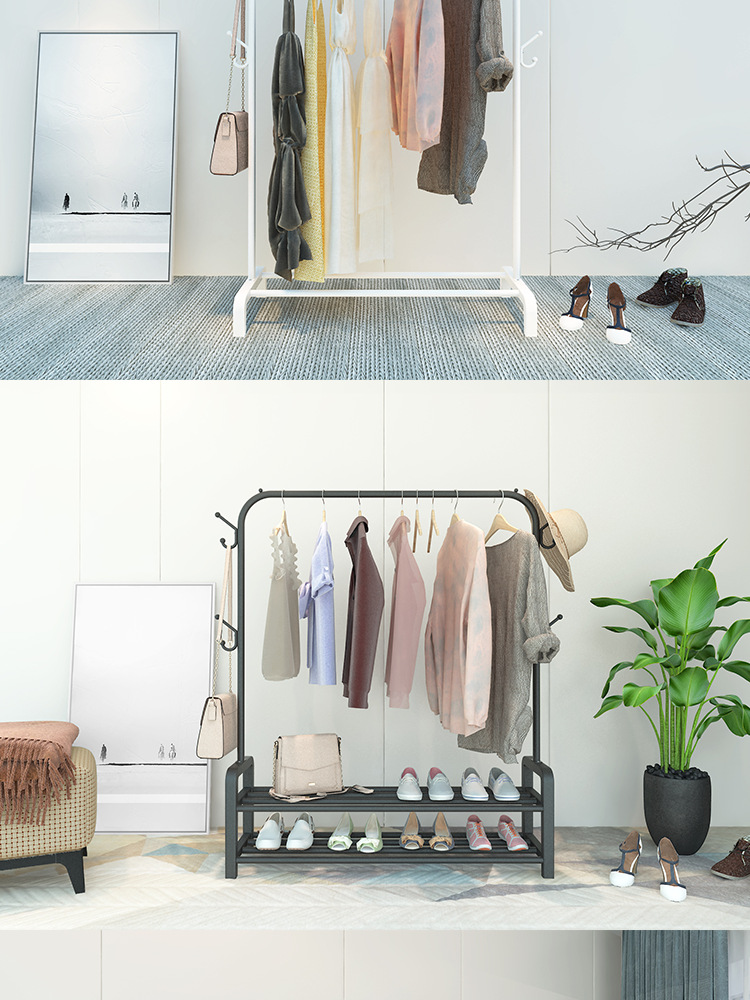 Clothes Hanger Clothes Rack Bedroom Drying Rack Simple Clothing Rod Folding Interior Dormitory Clothes Hanger Coat Rack Clothes Hanger Clothes Rack Bedroom Drying Rack Simple Clothing Rod Folding Interior Dormitory Clothes Hanger Coat Rack