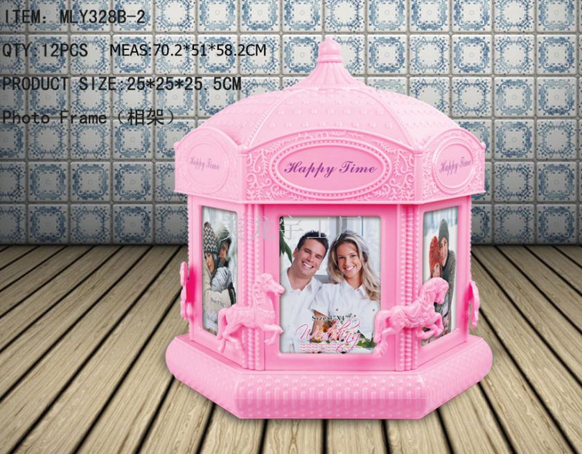 Color photo frame hexagon rotate frame six photo frame wholesale Color photo frame hexagon rotate frame six photo frame wholesale