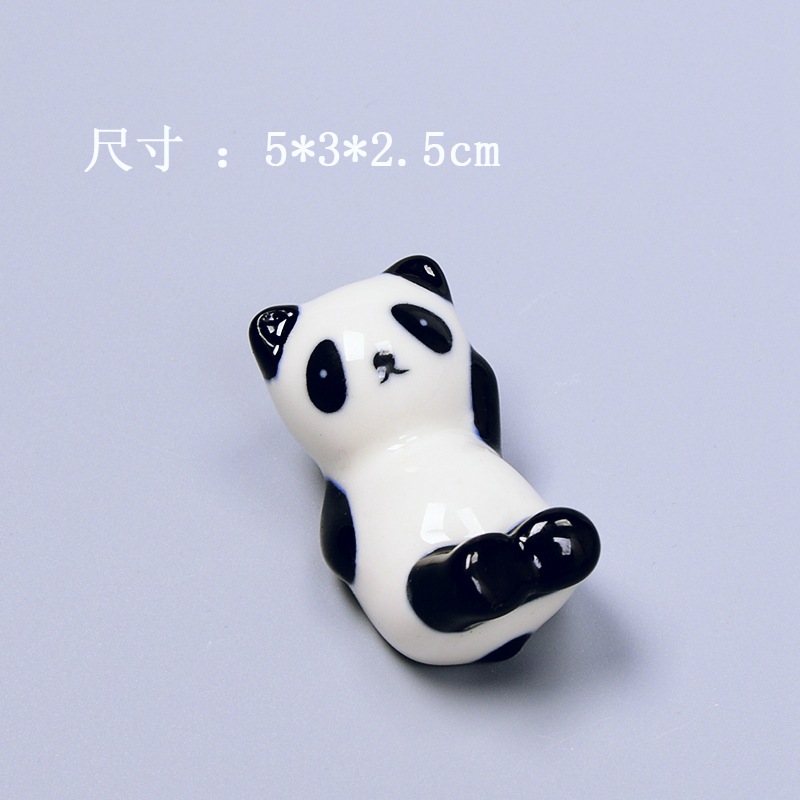 Baoyun Zakka Japanese Style Groceries Chopsticks Shelf Ceramic Chopsticks Rest Chopsticks Shelf Panda Porcelain craft Baoyun Zakka Japanese Style Groceries Chopsticks Shelf Ceramic Chopsticks Rest Chopsticks Shelf Panda Porcelain craft