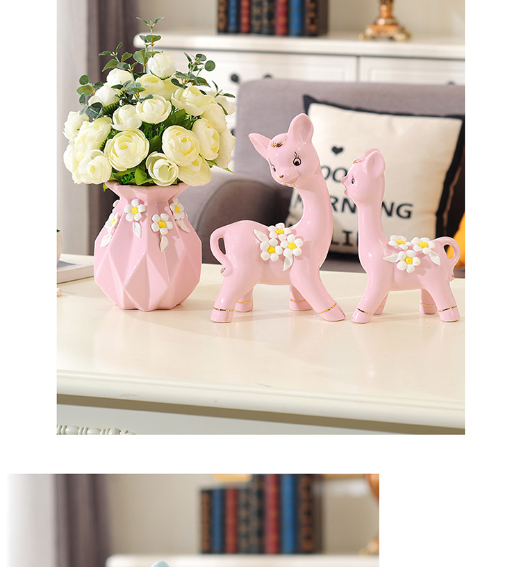 Porcelain craft Decoration Animal Decoration Creative Gift Home Living Room TV Bench for Bedroom Decoration