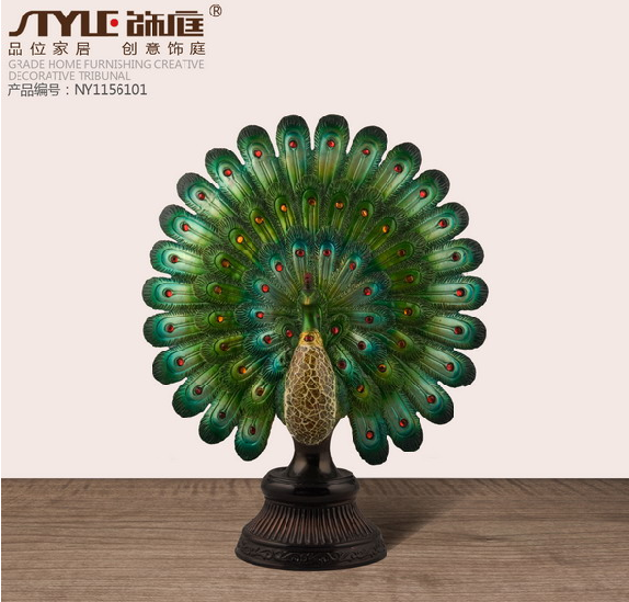 Factory direct modern continental Southeast Asia new new Peacock home decor craft wedding gifts Factory direct modern continental Southeast Asia new new Peacock home decor craft wedding gifts