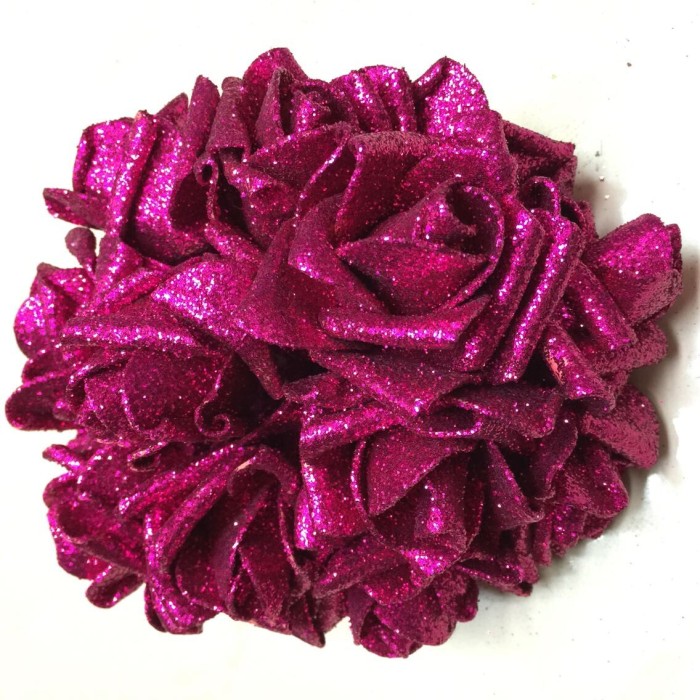 Priscilla PE powder rose artificial flower bouquet Blue rose flower factory direct wholesale