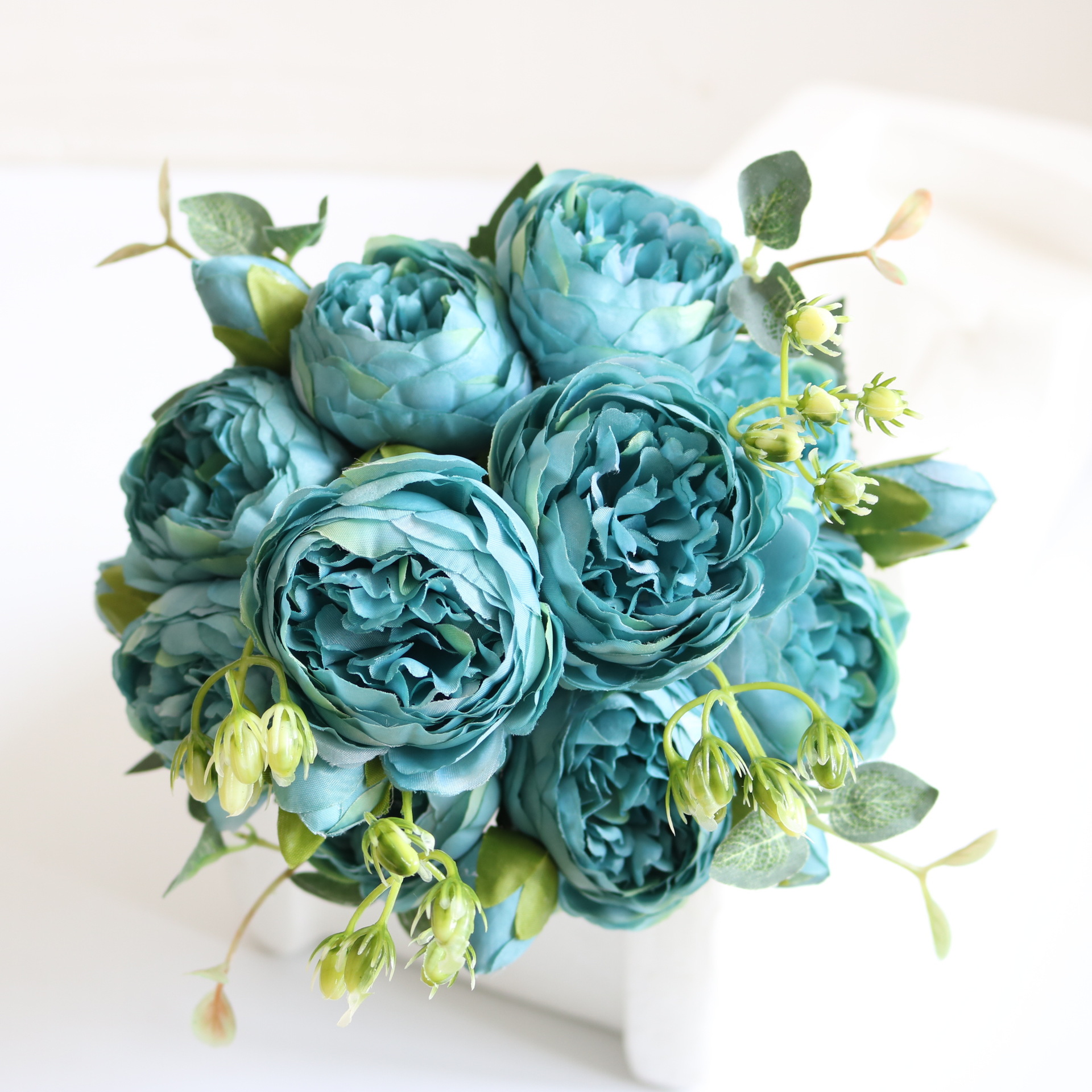 Korean-Style 5-Head Feili Persian Rose 5-Head Small Peony Artificial Flower Home Wedding Rose Bouquet Core Peony Korean-Style 5-Head Feili Persian Rose 5-Head Small Peony Artificial Flower Home Wedding Rose Bouquet Core Peony
