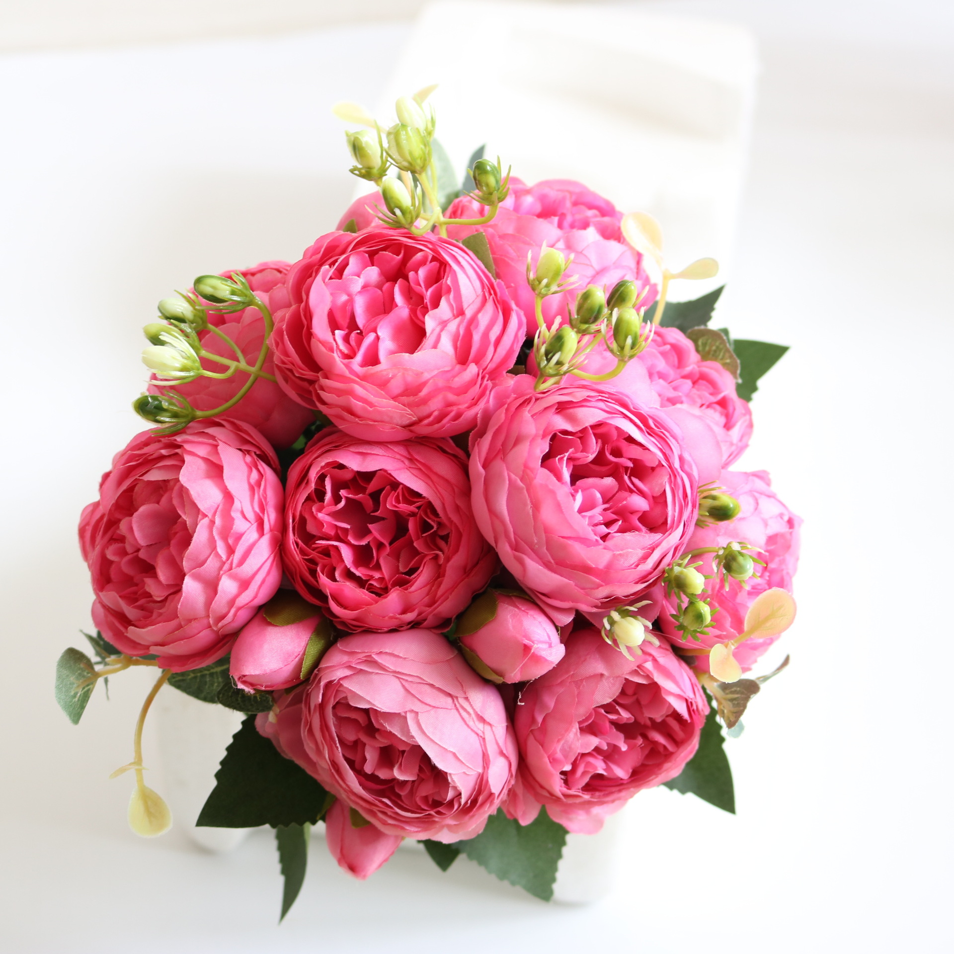Korean-Style 5-Head Feili Persian Rose 5-Head Small Peony Artificial Flower Home Wedding Rose Bouquet Core Peony Korean-Style 5-Head Feili Persian Rose 5-Head Small Peony Artificial Flower Home Wedding Rose Bouquet Core Peony