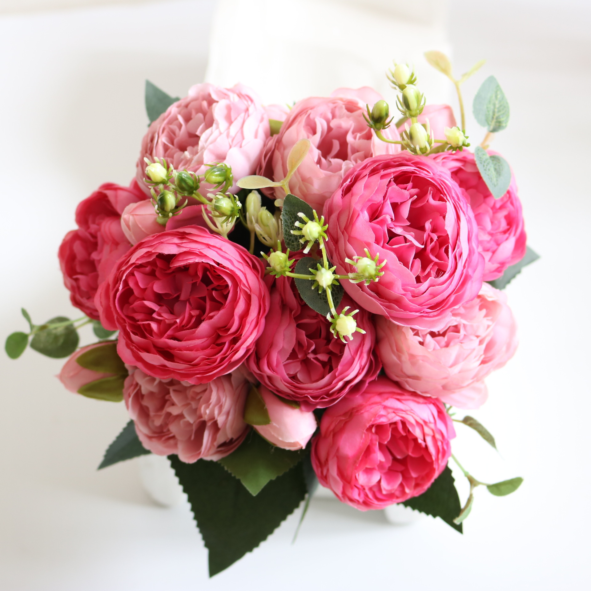 Korean-Style 5-Head Feili Persian Rose 5-Head Small Peony Artificial Flower Home Wedding Rose Bouquet Core Peony Korean-Style 5-Head Feili Persian Rose 5-Head Small Peony Artificial Flower Home Wedding Rose Bouquet Core Peony