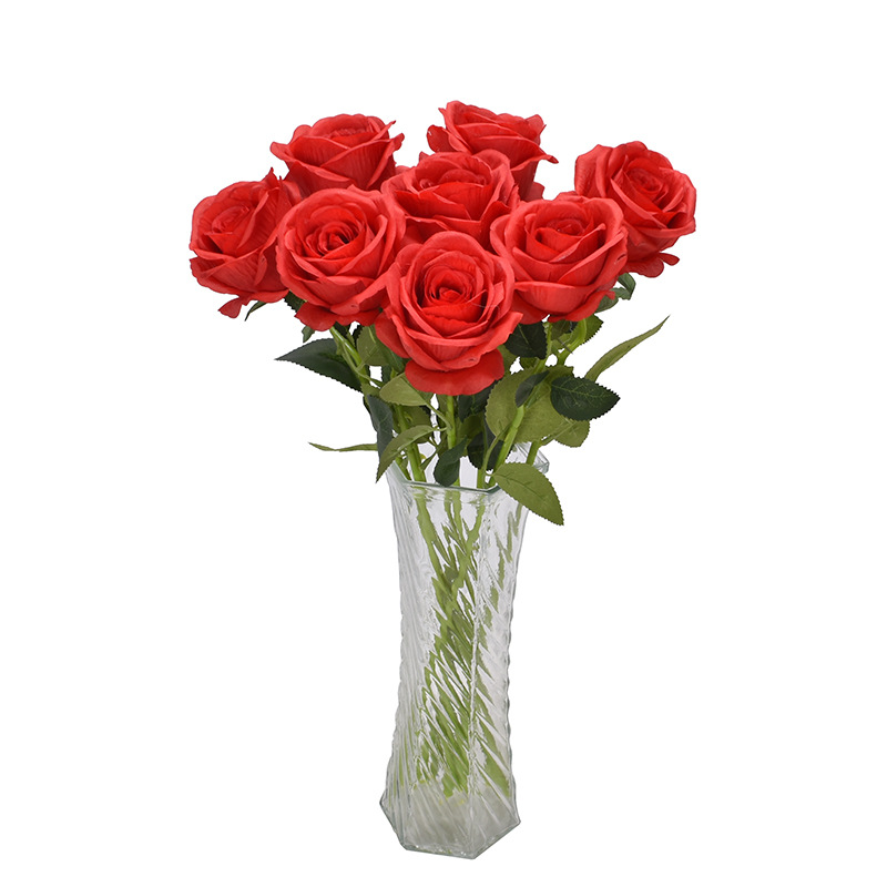  Rose Wedding Artificial Flower  Silk Flower Home Hotel Wedding Decorative Artificial Flower Ins Style Artificial Flower