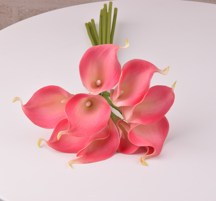 High Simulation Artificial Flower Calla Home Dining Table Artificial Flower Vase Flower Arrangement Mini Common Calla