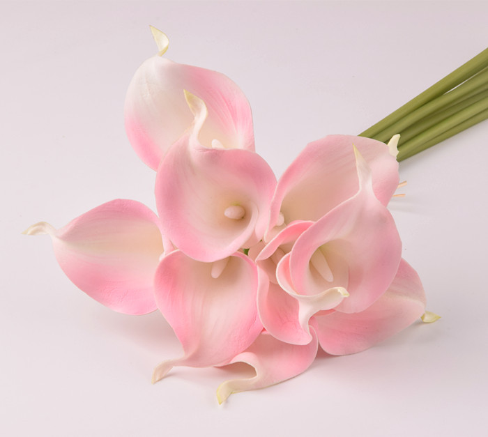 High Simulation Artificial Flower Calla Home Dining Table Artificial Flower Vase Flower Arrangement Mini Common Calla