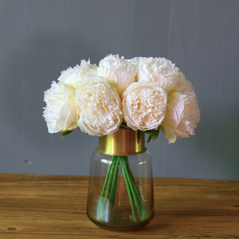 French Style 5-Head Hand-Tied Artificial Flower  Artificial Flower  Wedding Simulation Plant