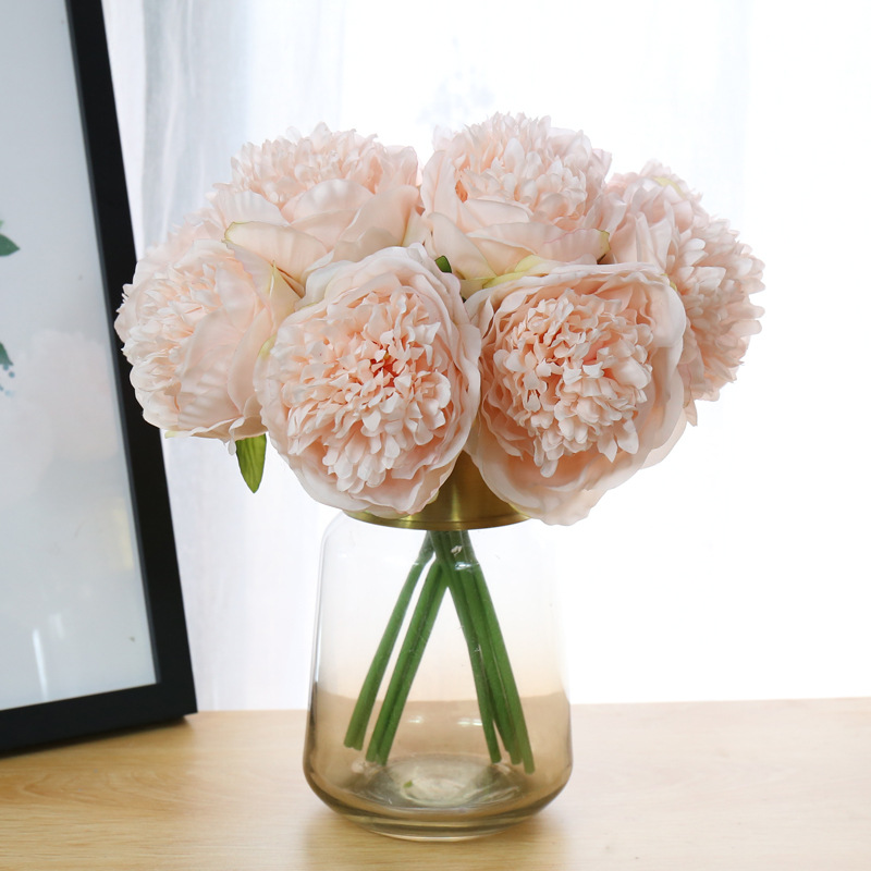 French Style 5-Head Hand-Tied Artificial Flower  Artificial Flower  Wedding Simulation Plant