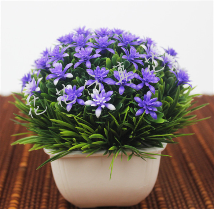 Garden green grass ball simulation decoration decoration potted bonsai flowers