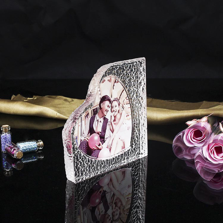 Artificial K9 Crystal Crafts Cool Custom DIY Small Square Thermal Transfer Crystal Photo Frame Blank Consumables