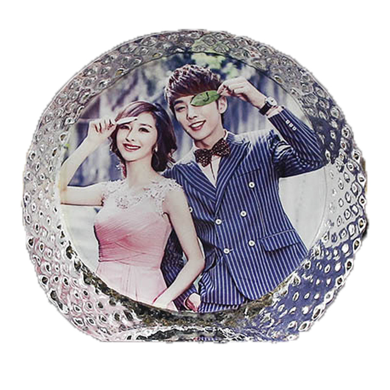 Artificial K9 Crystal Crafts Cool Custom DIY Small Square Thermal Transfer Crystal Photo Frame Blank Consumables