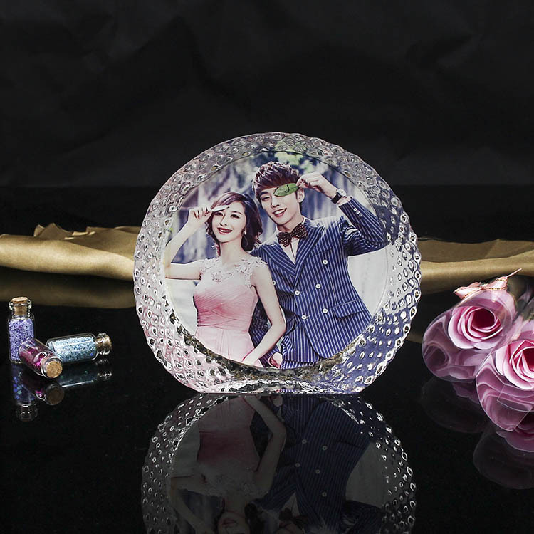 Artificial K9 Crystal Crafts Cool Custom DIY Small Square Thermal Transfer Crystal Photo Frame Blank Consumables