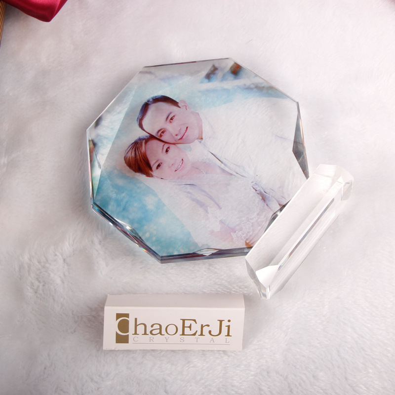Factory direct selling k9 crystal crafts customized photo image enterprise customized gifts to map custom
