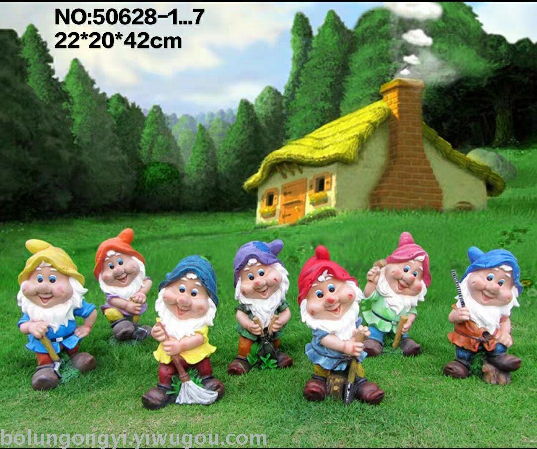 Dwarf elves series resin crafts set pieces Dwarf elves series resin crafts set pieces