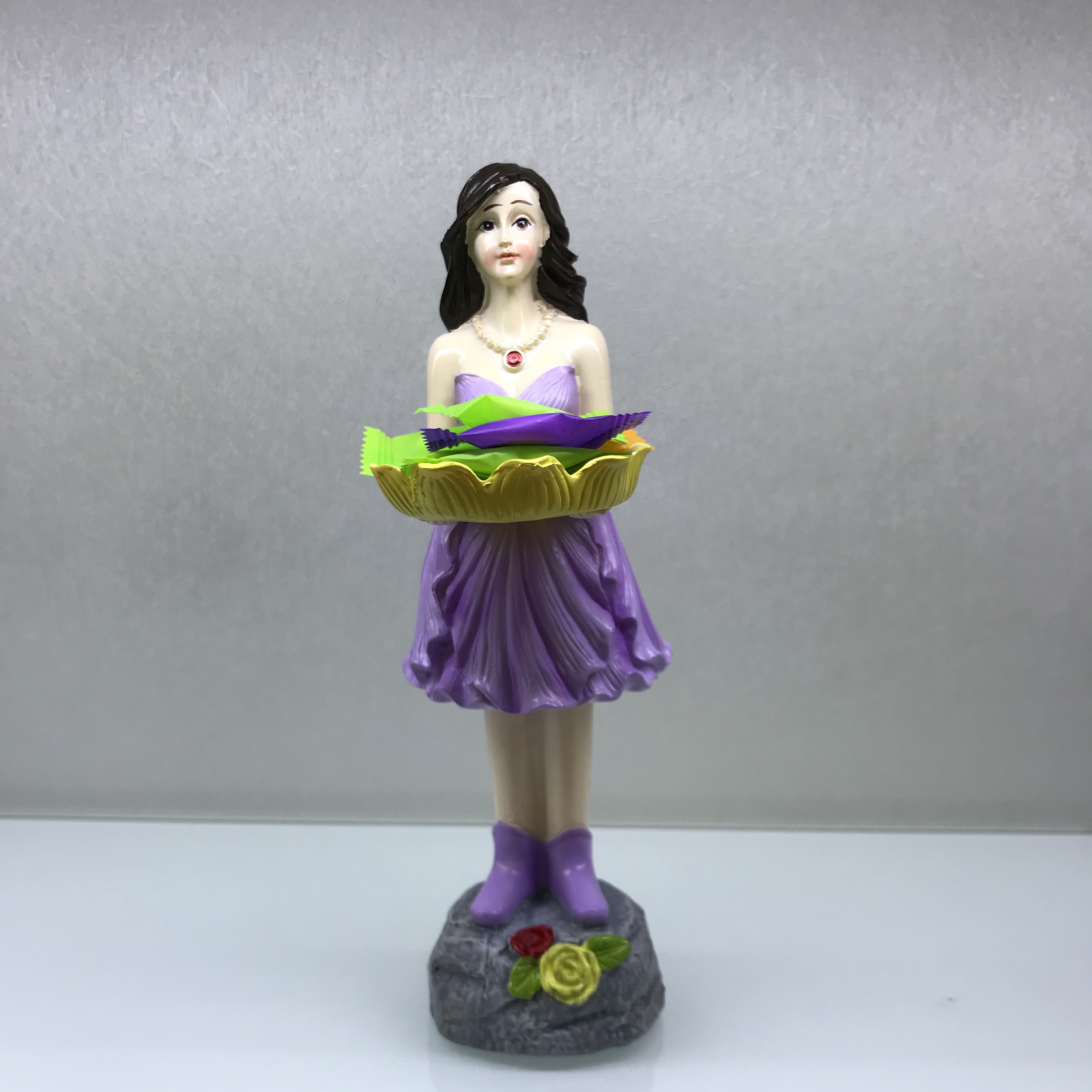Creative Resin Crafts Retro Beauty Tray Decoration Coffee Table Small Decoration Craft Gift Decoration