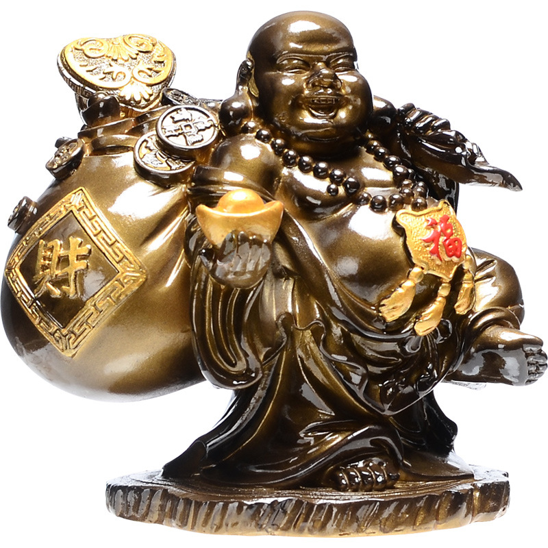 Tea Pet Decoration Flush Color Changing Zen Cloth Bag Monk Tea Table Decoration Creative Maitreya Buddha Tea Art Tea Set