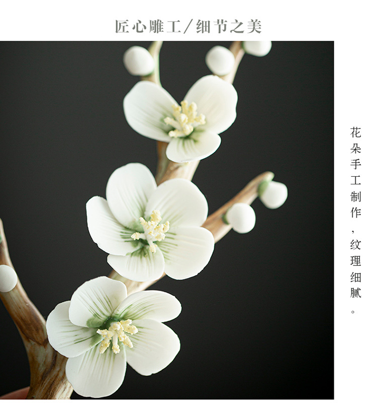 Ceramic Flower Creative Pen Shelf Japanese Tea Ceremony Decoration Tea Ornaments Zen Small Ornaments Buddha Worship Ceramic Flower Creative Pen Shelf Japanese Tea Ceremony Decoration Tea Ornaments Zen Small Ornaments Buddha Worship