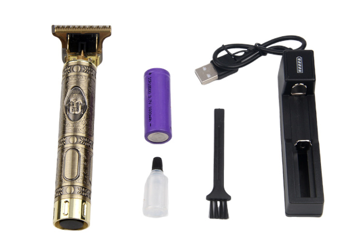 Hair Clipper Men's Oil Head Electric Hair Clipper Shaver Set Electric Clipper Buddha Head Retro Domestic Charging Hair Clipper Men's Oil Head Electric Hair Clipper Shaver Set Electric Clipper Buddha Head Retro Domestic Charging