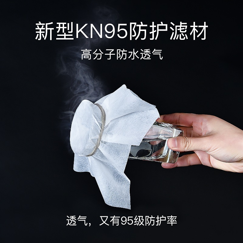 Weikang KN95 respirator Dustproof breathable for men and women anti haze dust in winter cotton PM25 black N95 respirator