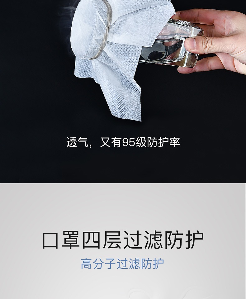 Weikang KN95 respirator Dustproof breathable for men and women anti haze dust in winter cotton PM25 black N95 respirator Weikang KN95 respirator Dustproof breathable for men and women anti haze dust in winter cotton PM25 black N95 respirator